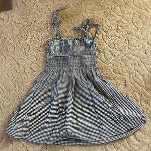 Gingham Smocked Dress